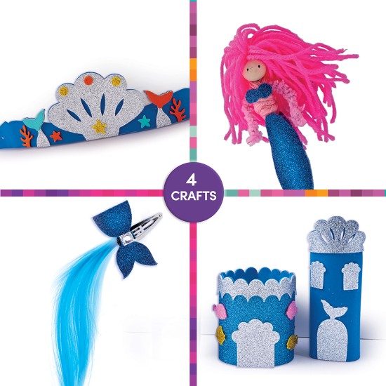 AS Craft Γοργόνα Παιχνίδι Με 4 Χειροτεχνίες DIY Για 3+ Χρονών
