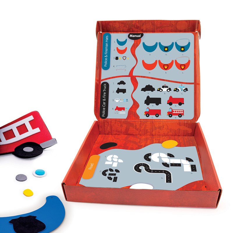 AS Craft Οχήματα Άμεσης Δράσης Παιχνίδι Με 5 Χειροτεχνίες DIY Για 3+ Χρονών