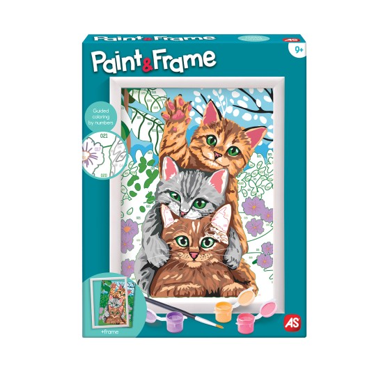 Paint & Frame Ζωγραφίζω Με Αριθμούς Funny Kitties Για Ηλικίες 9+ Χρονών Paint & Frame Ζωγραφίζω Με Αριθμούς Funny Kitties Για Ηλικίες 9+ Χρονών