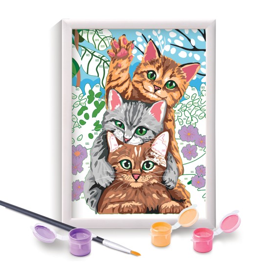 Paint & Frame Ζωγραφίζω Με Αριθμούς Funny Kitties Για Ηλικίες 9+ Χρονών Paint & Frame Ζωγραφίζω Με Αριθμούς Funny Kitties Για Ηλικίες 9+ Χρονών