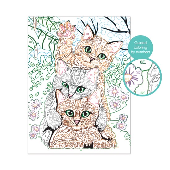Paint & Frame Ζωγραφίζω Με Αριθμούς Funny Kitties Για Ηλικίες 9+ Χρονών Paint & Frame Ζωγραφίζω Με Αριθμούς Funny Kitties Για Ηλικίες 9+ Χρονών
