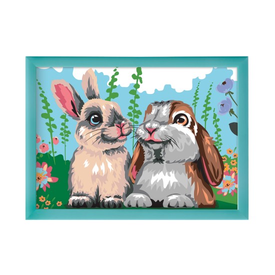 Paint & Frame Ζωγραφίζω Με Αριθμούς Cute Bunnies Για Ηλικίες 9+ Χρονών Paint & Frame Ζωγραφίζω Με Αριθμούς Cute Bunnies Για Ηλικίες 9+ Χρονών