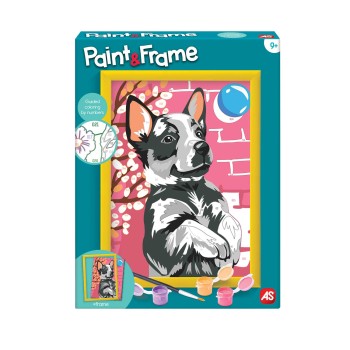Paint & Frame | Paint by Numbers - Playful Husky | Για Ηλικίες 9+ Χρονών