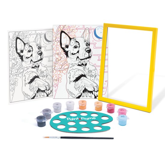 Paint & Frame Ζωγραφίζω Με Αριθμούς Playful Husky Για Ηλικίες 9+ Χρονών Paint & Frame Ζωγραφίζω Με Αριθμούς Playful Husky Για Ηλικίες 9+ Χρονών