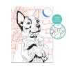 Paint & Frame Ζωγραφίζω Με Αριθμούς Playful Husky Για Ηλικίες 9+ Χρονών