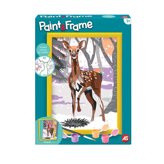 Paint & Frame Ζωγραφίζω Με Αριθμούς Snow Deer Για Ηλικίες 9+ Χρονών Paint & Frame Ζωγραφίζω Με Αριθμούς Snow Deer Για Ηλικίες 9+ Χρονών