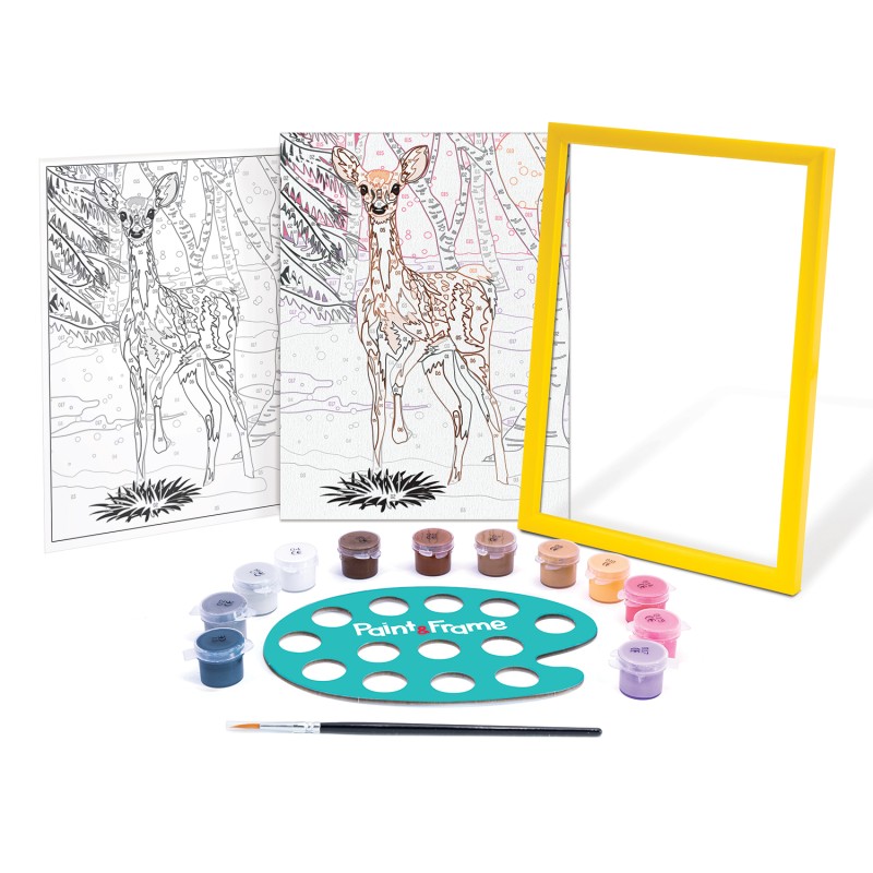 Paint & Frame Ζωγραφίζω Με Αριθμούς Snow Deer Για Ηλικίες 9+ Χρονών