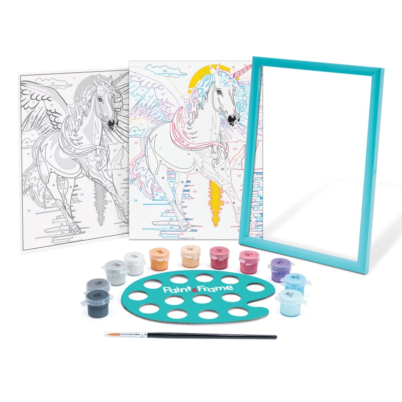 Paint & Frame Ζωγραφίζω Με Αριθμούς Magic Unicorn Για Ηλικίες 9+ Χρονών