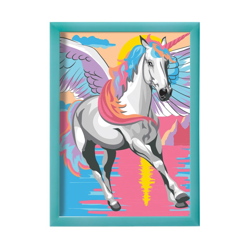 Paint & Frame Ζωγραφίζω Με Αριθμούς Magic Unicorn Για Ηλικίες 9+ Χρονών