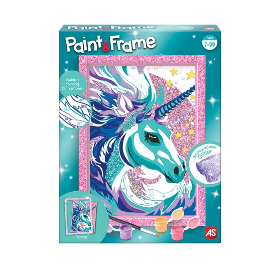 Paint & Frame Ζωγραφίζω Με Αριθμούς Fairytale Unicorn Για Ηλικίες 6+ Χρονών Paint & Frame Ζωγραφίζω Με Αριθμούς Fairytale Unicorn Για Ηλικίες 6+ Χρονών