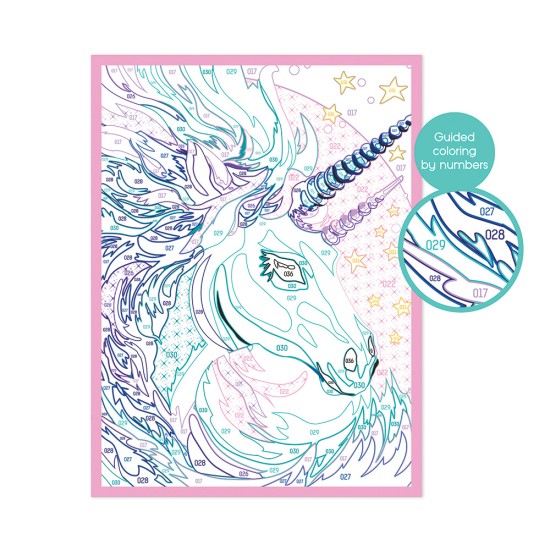 Paint & Frame Ζωγραφίζω Με Αριθμούς Fairytale Unicorn Για Ηλικίες 6+ Χρονών Paint & Frame Ζωγραφίζω Με Αριθμούς Fairytale Unicorn Για Ηλικίες 6+ Χρονών