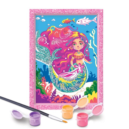 Paint & Frame Ζωγραφίζω Με Αριθμούς Mythical Mermaid Για Ηλικίες 6+ Χρονών Paint & Frame Ζωγραφίζω Με Αριθμούς Mythical Mermaid Για Ηλικίες 6+ Χρονών