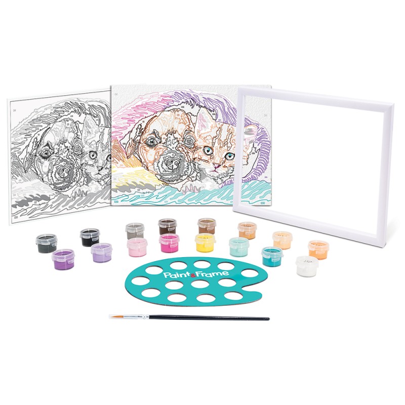 Paint & Frame Ζωγραφίζω Με Αριθμούς Sweet Friendship Για Ηλικίες 9+ Χρονών