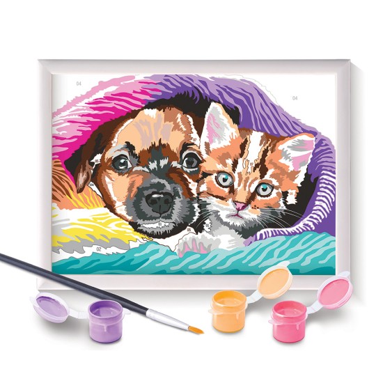 Paint & Frame Ζωγραφίζω Με Αριθμούς Sweet Friendship Για Ηλικίες 9+ Χρονών Paint & Frame Ζωγραφίζω Με Αριθμούς Sweet Friendship Για Ηλικίες 9+ Χρονών