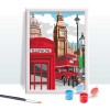 HappiHobbi Paint & Frame Paint by Numbers Majestic London Για Ηλικίες 12+ Χρονών