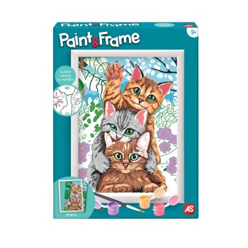 Paint & Frame Paint by Numbers | Funny Kitties - Cute Bunnies - Loving Puppy - Magic Unicorn | Για 9+ Χρονών