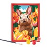 HappiHobbi Paint & Frame Paint by Numbers Cheerful Bunny Για Ηλικίες 8+ Χρονών