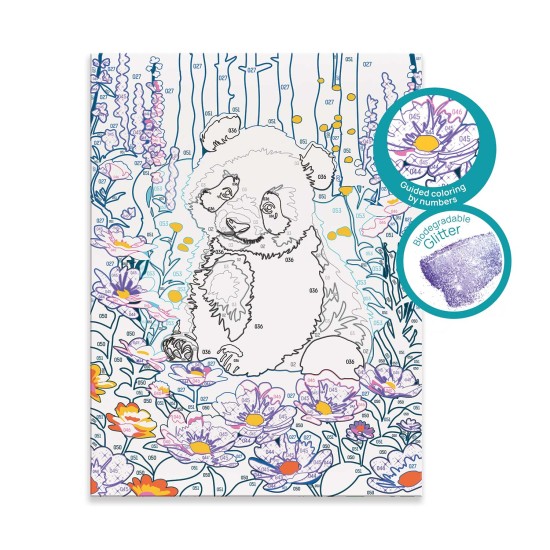 HappiHobbi Paint & Frame Paint by Numbers Dreamy Panda Για Ηλικίες 9+ Χρονών HappiHobbi Paint & Frame Paint by Numbers Dreamy Panda Για Ηλικίες 9+ Χρονών
