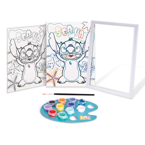 HappiHobbi Paint & Frame Paint by Numbers Disney Stitch Για Ηλικίες 6+ Χρονών HappiHobbi Paint & Frame Paint by Numbers Disney Stitch Για Ηλικίες 6+ Χρονών