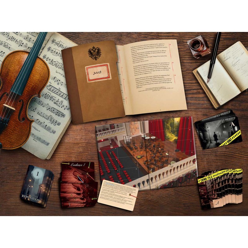 AS Games Επιτραπέζιο Παιχνίδι Crime Scene Vienna 1824 Για Ηλικίες 18+ Χρονών Και 1+ Παίκτες