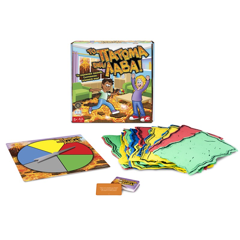 AS Games Επιτραπέζιο Παιχνίδι Το Πάτωμα Είναι Λάβα Για Ηλικίες 5+ Χρονών Και 2-6 Παίκτες