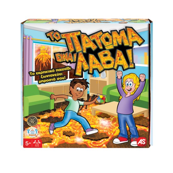 AS Games Επιτραπέζιο Παιχνίδι Το Πάτωμα Είναι Λάβα Για Ηλικίες 5+ Χρονών Και 2-6 Παίκτες AS Games Επιτραπέζιο Παιχνίδι Το Πάτωμα Είναι Λάβα Για Ηλικίες 5+ Χρονών Και 2-6 Παίκτες