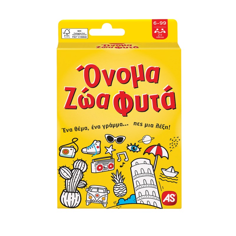 AS Games Παιχνίδια Με Κάρτες Στο Κεφάλι Το Χω - Με Το Στόμα Ανοιχτό - Όνομα Ζώα Φυτά - Ναι Ή Όχι