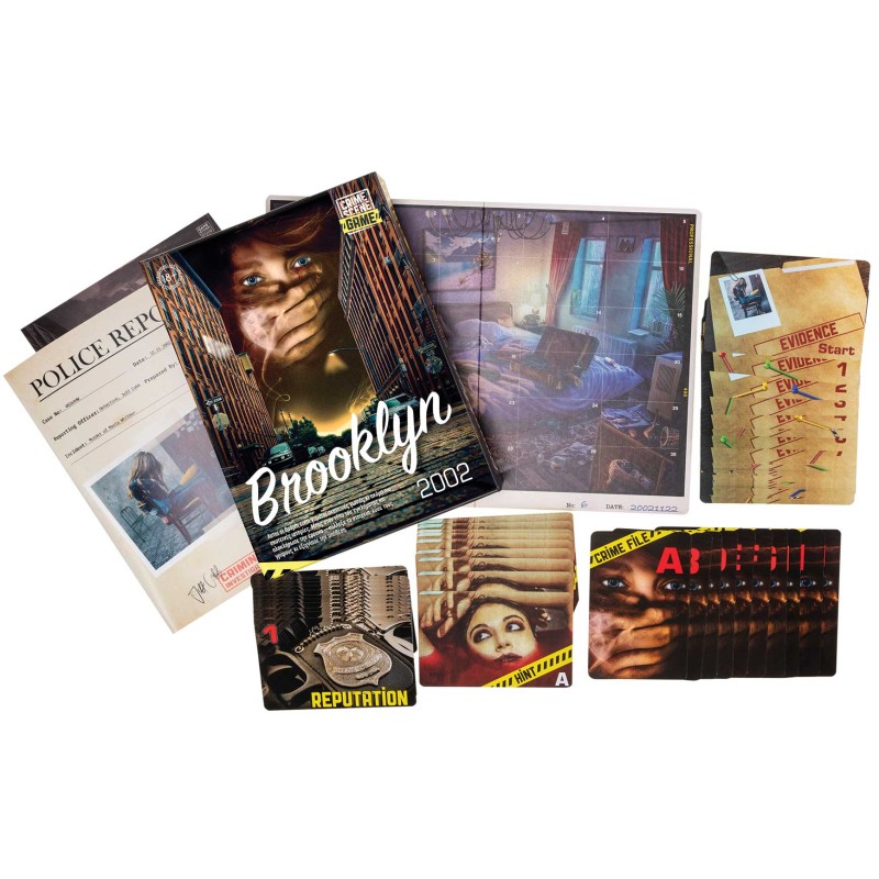 AS Games Επιτραπέζιο Παιχνίδι Crime Scene Brooklyn 2002 Για Ηλικίες 18+ Χρονών Και 1+ Παίκτες
