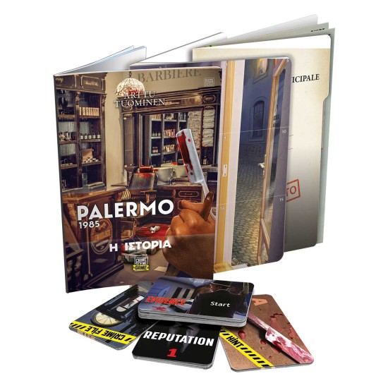 AS Games Επιτραπέζιο Παιχνίδι Crime Scene Palermo 1985 Για Ηλικίες 18+ Χρονών Και 1+ Παίκτες AS Games Επιτραπέζιο Παιχνίδι Crime Scene Palermo 1985 Για Ηλικίες 18+ Χρονών Και 1+ Παίκτες