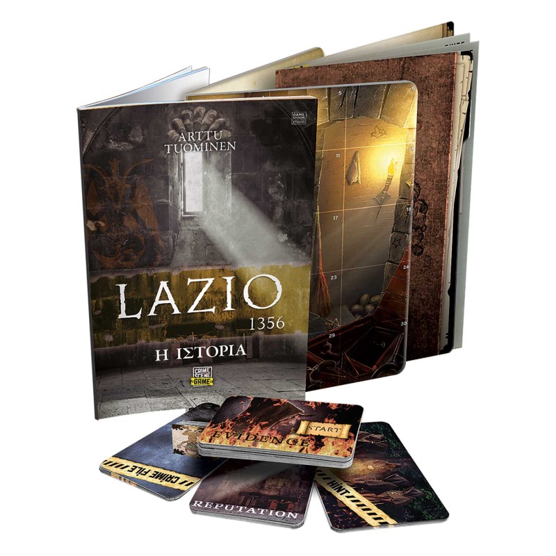 AS Games Επιτραπέζιο Παιχνίδι Crime Scene Lazio 1356 Για Ηλικίες 18+ Χρονών Και 1+ Παίκτες