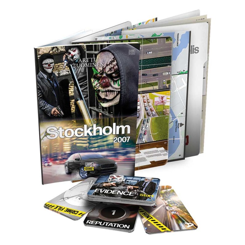 AS Games Επιτραπέζιο Παιχνίδι Crime Scene Stockholm 2007 Για Ηλικίες 18+ Χρονών Και 1+ Παίκτες