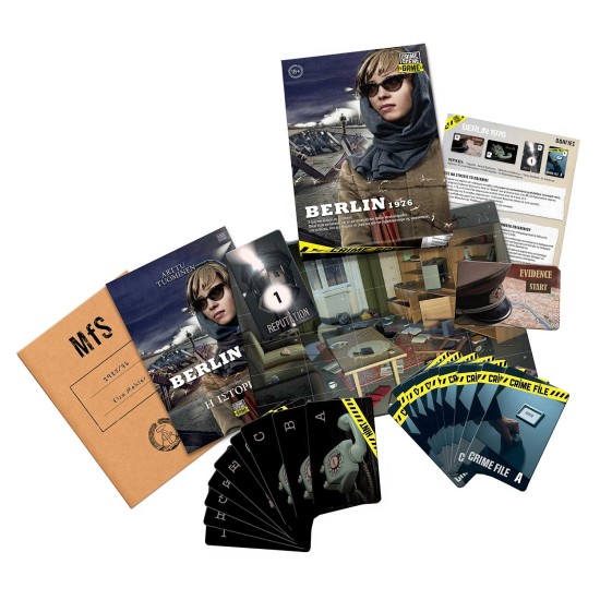 AS Games Επιτραπέζιο Παιχνίδι Crime Scene Berlin 1976 Για Ηλικίες 18+ Χρονών Και 1+ Παίκτες AS Games Επιτραπέζιο Παιχνίδι Crime Scene Berlin 1976 Για Ηλικίες 18+ Χρονών Και 1+ Παίκτες