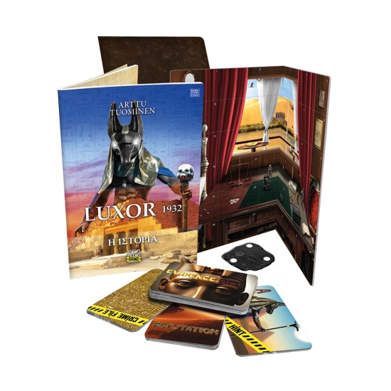 AS Games Επιτραπέζιο Παιχνίδι Crime Scene Luxor 1932 Για Ηλικίες 18+ Χρονών Και 1+ Παίκτες AS Games Επιτραπέζιο Παιχνίδι Crime Scene Luxor 1932 Για Ηλικίες 18+ Χρονών Και 1+ Παίκτες