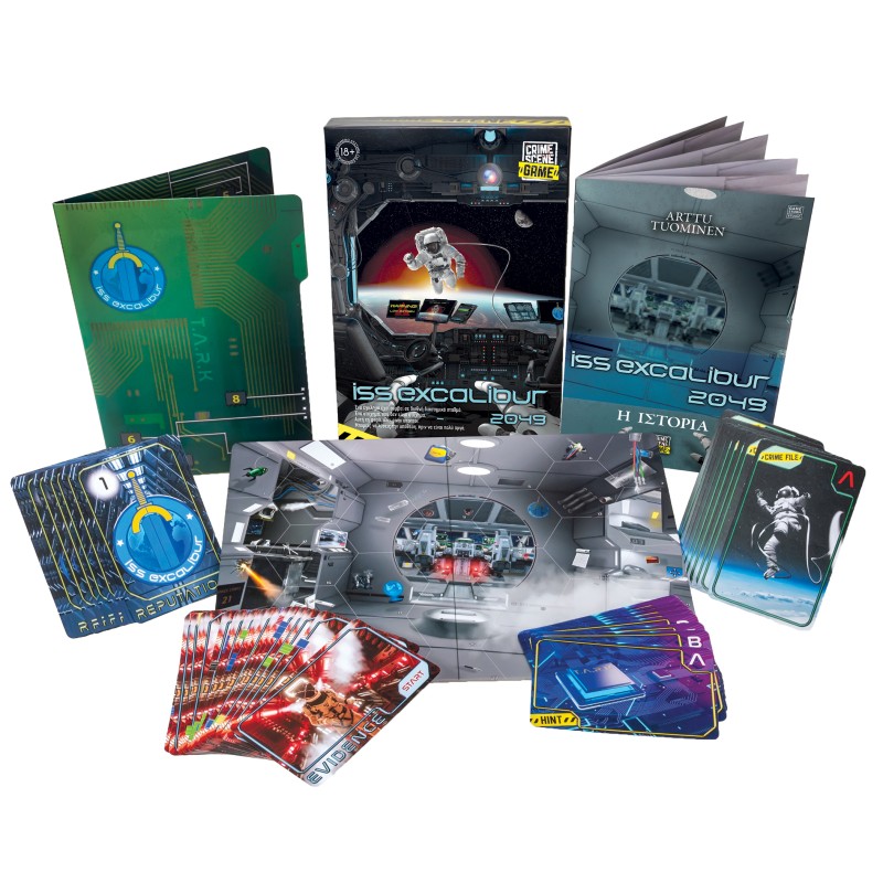AS Games Επιτραπέζιο Παιχνίδι Crime Scene ISS Excalibur 2049 Για Ηλικίες 18+ Χρονών Και 1+ Παίκτες