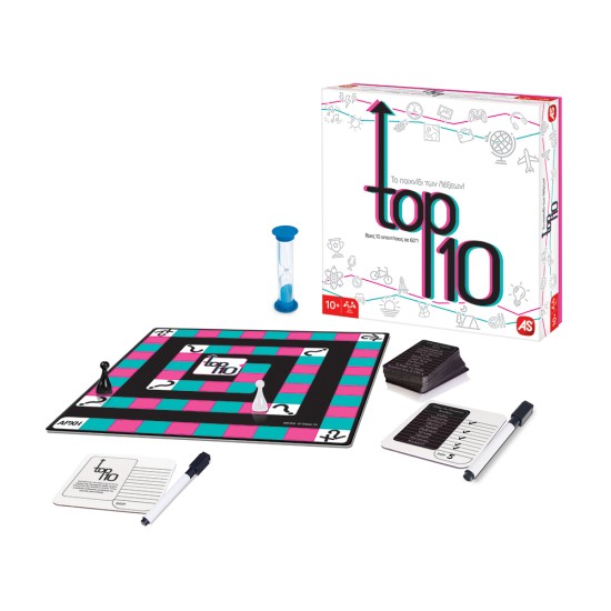 AS Games Επιτραπέζιο Παιχνίδι Top 10 Για Ηλικίες 10+ Χρονών Και 2+ Παίκτες AS Games Επιτραπέζιο Παιχνίδι Top 10 Για Ηλικίες 10+ Χρονών Και 2+ Παίκτες