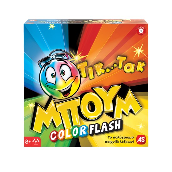 AS Games Επιτραπέζιο Παιχνίδι Τικ Τακ Μπουμ Color Flash Για Ηλικίες 8+ Χρονών Και 3+ Παίκτες AS Games Επιτραπέζιο Παιχνίδι Τικ Τακ Μπουμ Color Flash Για Ηλικίες 8+ Χρονών Και 3+ Παίκτες
