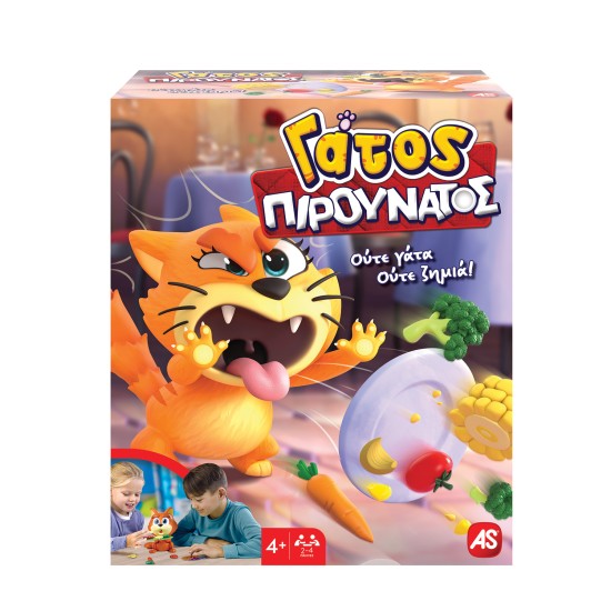 AS Games Επιτραπέζιο Παιχνίδι Γάτος Πιρουνάτος Για Ηλικίες 4+ Χρονών Και 2-4 Παίκτες AS Games Επιτραπέζιο Παιχνίδι Γάτος Πιρουνάτος Για Ηλικίες 4+ Χρονών Και 2-4 Παίκτες