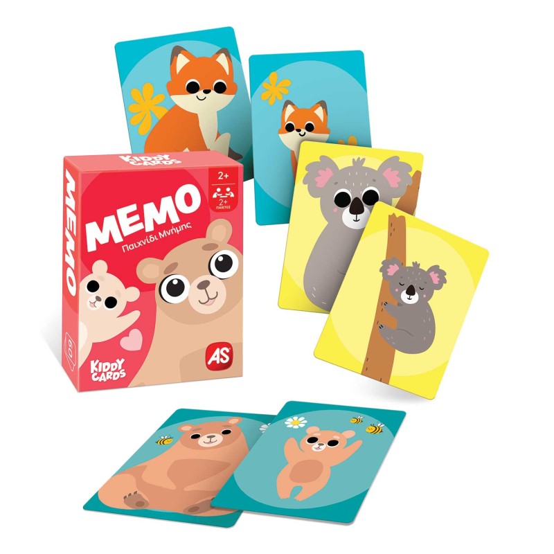 AS Games Παιχνίδια Με Κάρτες Kiddy Cards Μέμο - Σναπ! - ΤσούΚου - Μαύρος Γάτος Για 2+ Παίκτες