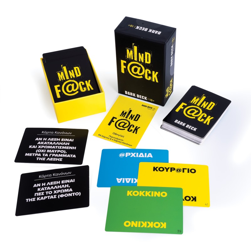 AS Games Επιτραπέζιο Παιχνίδι Με Κάρτες Dark Deck MindF@ck Για Ηλικίες 18+ Χρονών Και 3+ Παίκτες