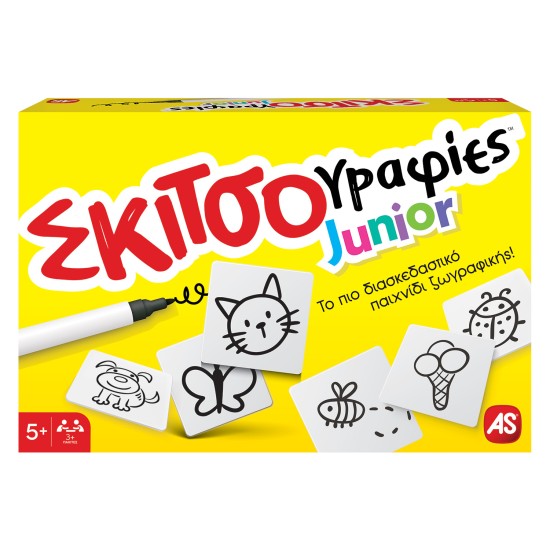 AS Games Επιτραπέζιο Παιχνίδι Σκιτσογραφίες Junior Για Ηλικίες 5+ Χρονών Και 3+ Παίκτες AS Games Επιτραπέζιο Παιχνίδι Σκιτσογραφίες Junior Για Ηλικίες 5+ Χρονών Και 3+ Παίκτες