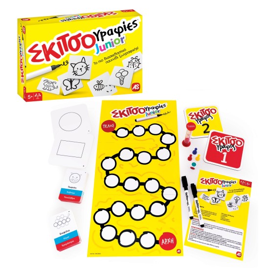 AS Games Επιτραπέζιο Παιχνίδι Σκιτσογραφίες Junior Για Ηλικίες 5+ Χρονών Και 3+ Παίκτες AS Games Επιτραπέζιο Παιχνίδι Σκιτσογραφίες Junior Για Ηλικίες 5+ Χρονών Και 3+ Παίκτες