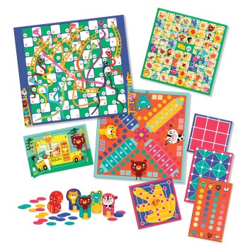 AS Games Επιτραπέζιο Παιχνίδι 10 σε 1: Κλασικά Και Εκπαιδευτικά Παιχνίδια Για Ηλικίες 4+ Χρονών