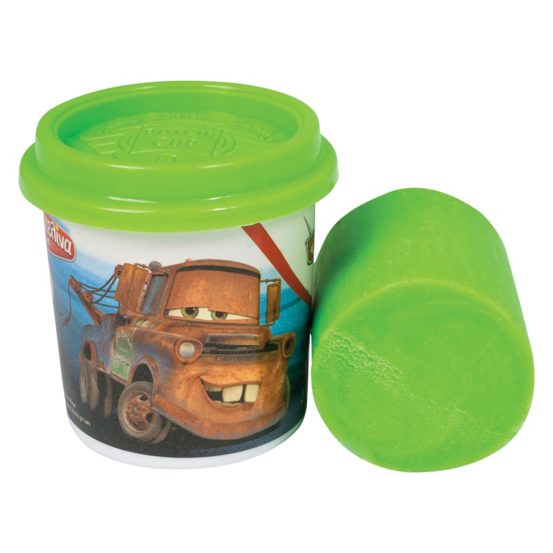 AS Πλαστελίνη Disney Cars Βαζάκι Με Καπάκι Καλουπάκι 114gr Για 3+ Χρονών
