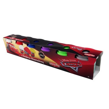 AS 6 Βαζάκια Πλαστελίνης 4oz Cars Για 3+ Ετών