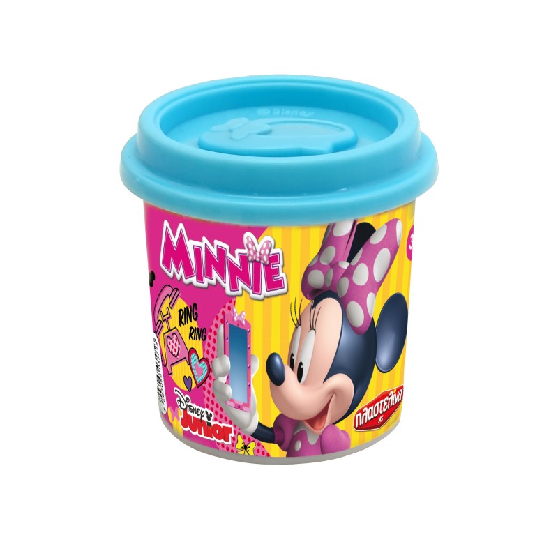 AS Πλαστελίνη Disney Minnie Βαζάκι Με Καπάκι Καλουπάκι 114gr Για 3+ Χρονών