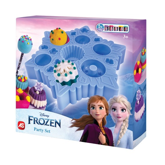 AS Πλαστελίνη Disney Frozen Πάρτυ Με 5 Βαζάκια 250γρ Για 3+ Χρονών AS Πλαστελίνη Disney Frozen Πάρτυ Με 5 Βαζάκια 250γρ Για 3+ Χρονών