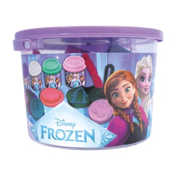 AS Πλαστελίνη Disney Frozen Κουβαδάκι Με 4 Βαζάκια Και 8 Εργαλεία 200g 3+ Χρονών