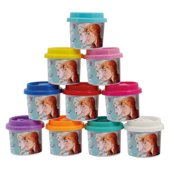 AS Πλαστελίνη Disney Frozen Σακουλάκι Με 10 Βαζάκια Και Καπάκια Καλουπάκια 280gr Για 3+ Χρονών AS Πλαστελίνη Disney Frozen Σακουλάκι Με 10 Βαζάκια Και Καπάκια Καλουπάκια 280gr Για 3+ Χρονών