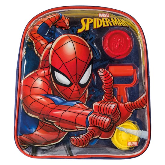 AS Πλαστελίνη Marvel Spiderman Τσάντα Πλάτης Με 4 Βαζάκια - Καπάκια Καλουπάκια Και 5 Εργαλεία 200gr AS Πλαστελίνη Marvel Spiderman Τσάντα Πλάτης Με 4 Βαζάκια - Καπάκια Καλουπάκια Και 5 Εργαλεία 200gr