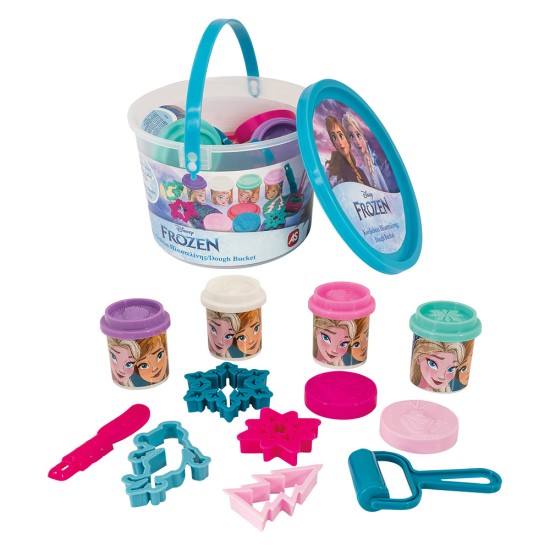 AS Πλαστελίνη Disney Frozen Κουβαδάκι Με 4 Βαζάκια Και 8 Εργαλεία 200g 3+ Χρονών AS Πλαστελίνη Disney Frozen Κουβαδάκι Με 4 Βαζάκια Και 8 Εργαλεία 200g 3+ Χρονών